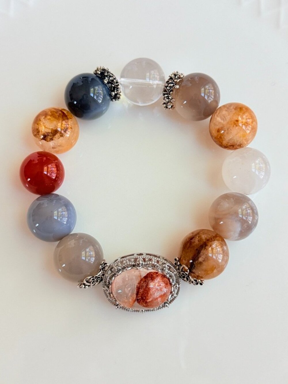 Chunky Natural Stone Bracelet | Statement | One of a Kind